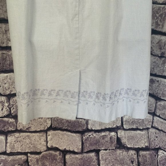 Blue & White Sleeveless Dress Size 6 - Picture 7 of 9